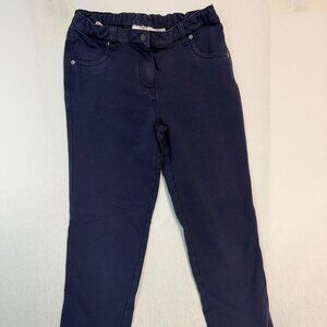 Hanna Andersson Navy Pants Youth 140 Adjustable Waist Cotton